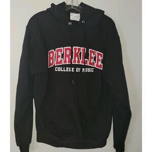 Men's/Unisex Berklee College of Music Sweatshirt Size Medium Patch Black Red